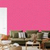 Pink and Powder Pink Dots Wallpaper for Living Room and Bedroom 50x1000