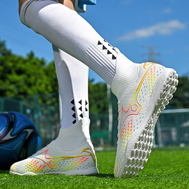 Indoor Men Soccer Shoes Professional Fast Unisex Football Field Boots Non-Slip Training Football Shoes Comfortable Sneaker Match