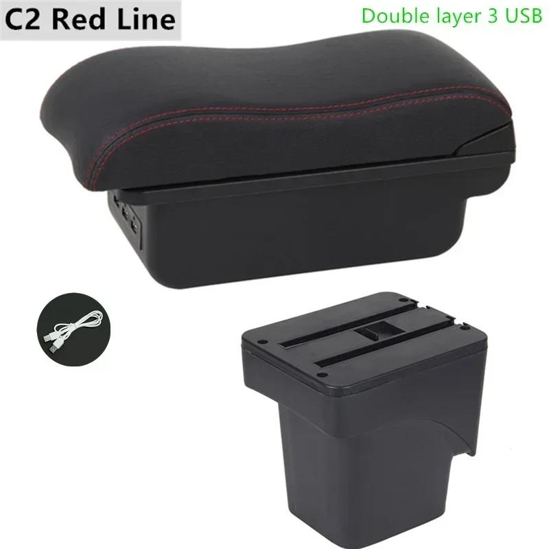 Armrest Box For Ford Focus 2 Mk2 2005 2006 2007 2008 2009 2010 2011 Arm Rest Center Console Modification Retrofit Parts