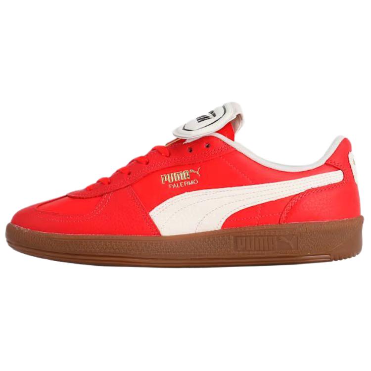 Puma Palermo Premium For All Time Red Warm White Unisex Sneakers 401744-03 35.5
