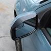 For -2024 Ford Maverick Gloss Black Look Side Mirror Rain Eyebrow Cover Trim