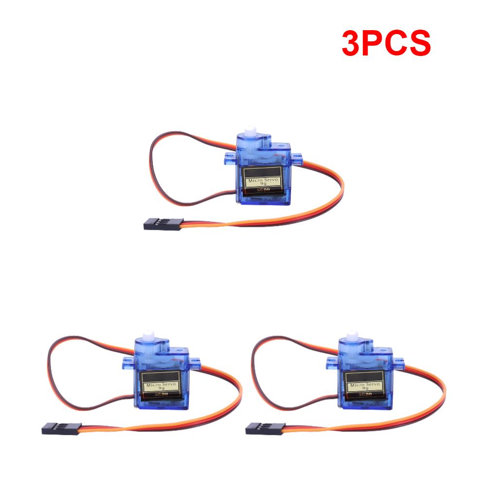 

20-3PC SG90 9G Micro Digital Servo Motor 180/360Degree Fixed-Wing Micro Gear Servo Motor for Rc Helicopter Toy Airplane Aircraft