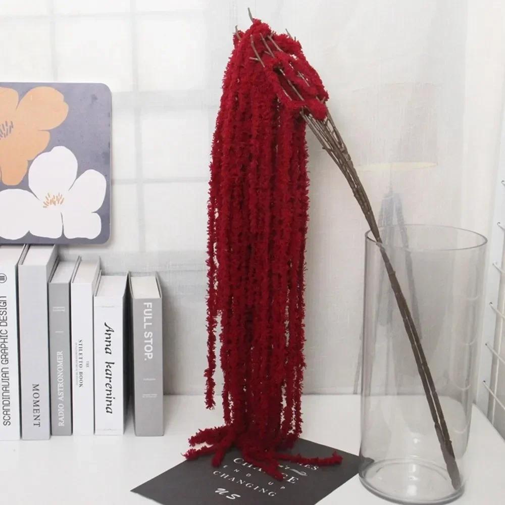 Multicolor Amaranthus Artificial Hanging Plant Ornament Yarn Simulated Amaranthus Caudatus Accessories Photo Props