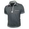Maglietta Polo Casual da Uomo Taglie Forti con Colletto Reversibile, Maniche Corte, Tasca, Bottoni