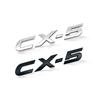 1Pc Car 3D ABS Plastic Chrome Silver/Black CX4 CX5 CX-4 CX-5 Logo Car Side Fender Rear Trunk Emblem Sticker For  Accessories