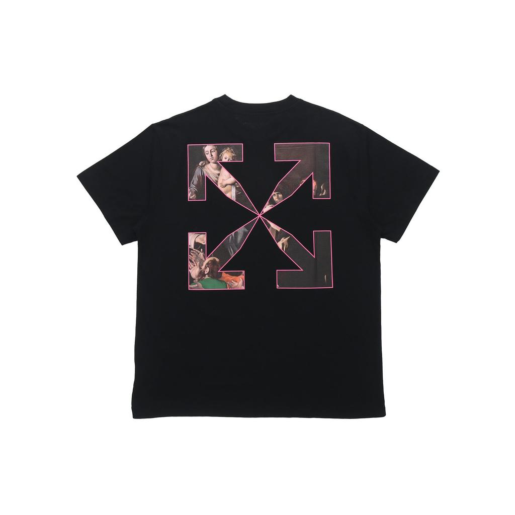 OFF WHITE Sprayed Caravaggio S/S Over Tee OMAA038S21JER0051001