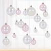 4/5/6cm Colorful Ball Decoration Christmas Tree Hanging Pendant Birthday Party Wedding Transparent Ball Bubble Decor