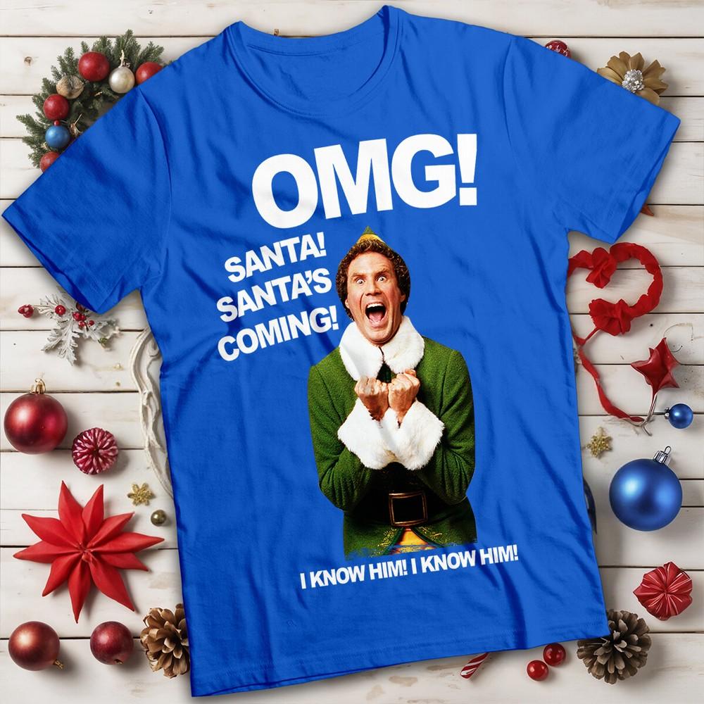 Funny Ugly Unisexs And Unisexs Buddy The Elf Christmas Tshirt Tee Mc