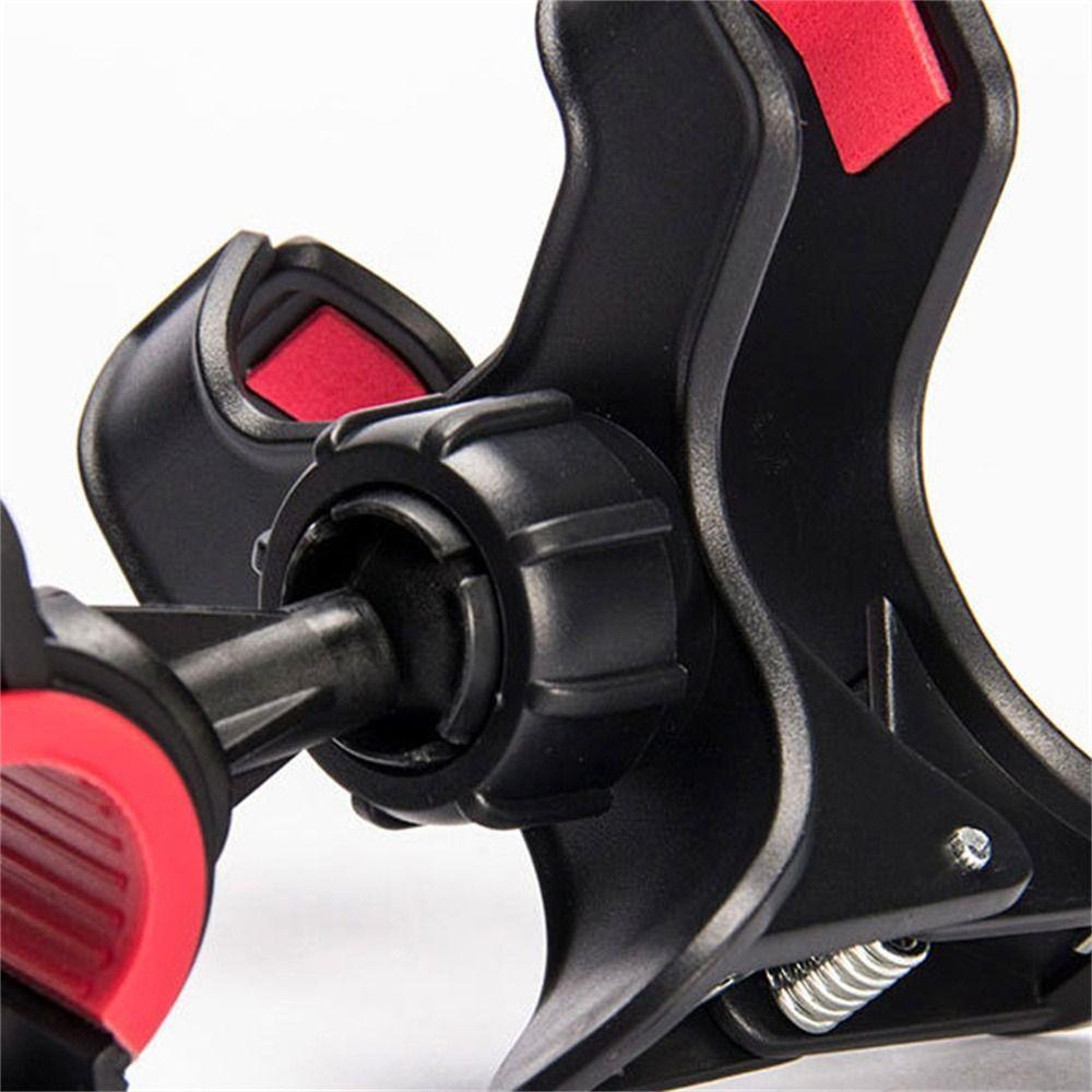 Black Smart Phones Holder Handlebar Mount Microphone Stand Cell Phone Holder  For Smart Phones Mic