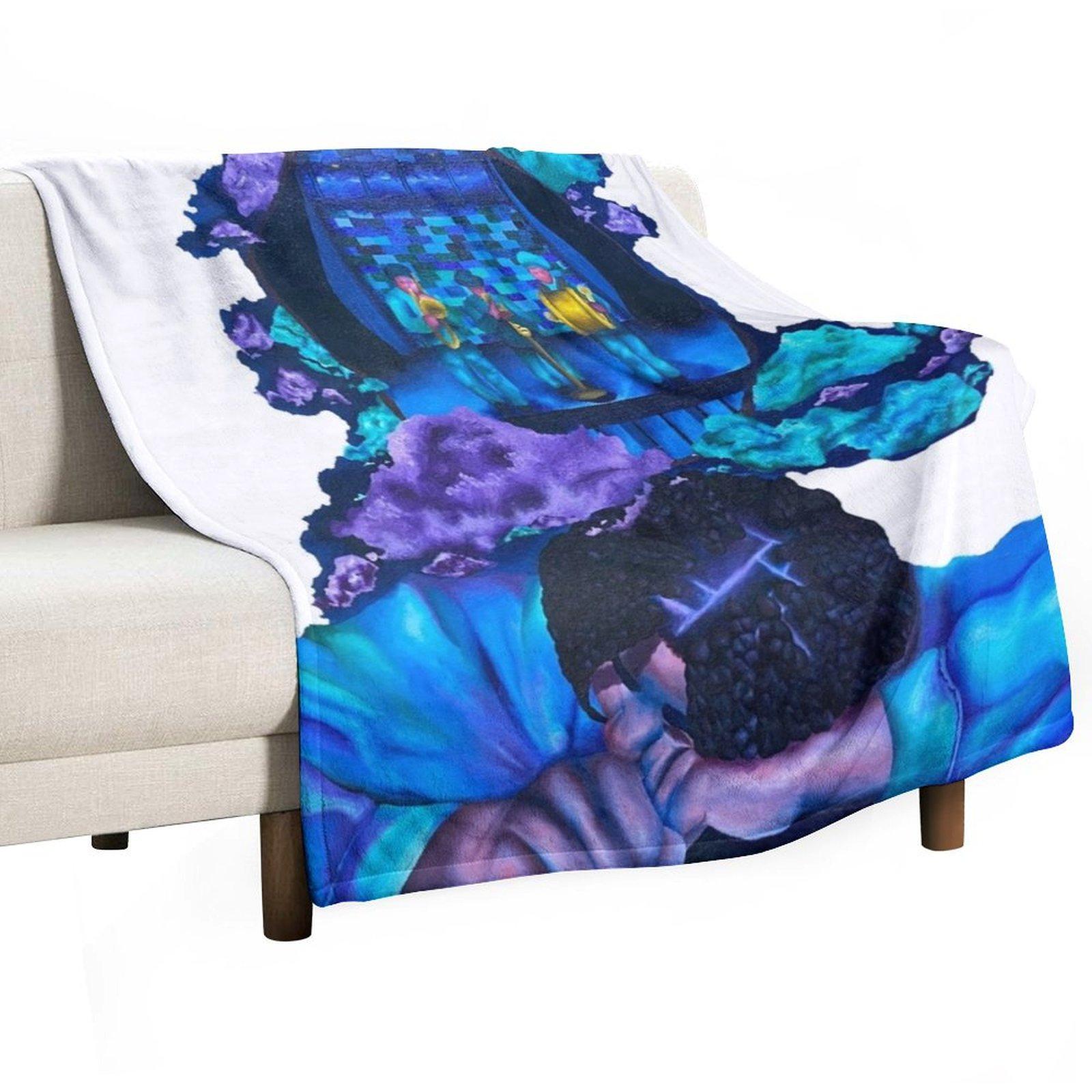 

Daydreamin Throw Blanket Moving sofa bed Flannel Fabric Travel Blankets 30x40in