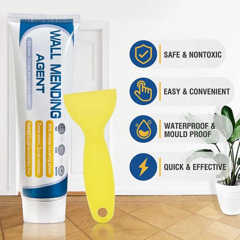 Wall Mending Agent Ceramic Tile Scratch Repair Paste Waterproof For Home Wall Crack Restoration