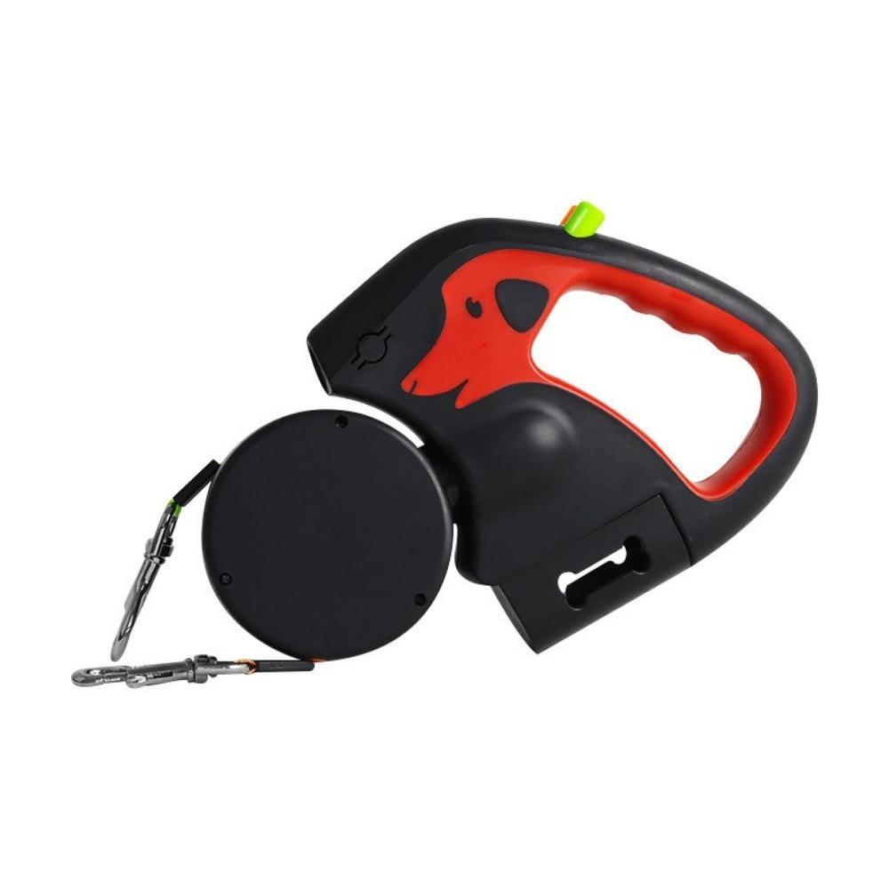 Reflective Dual Pet Leash No Mesyy Automatic Dog Walkies Lead  For Outdoor Walking