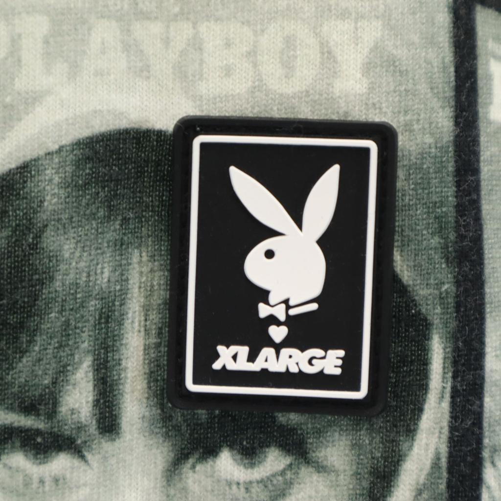 PLAYBOY XLARGE Collaboration Overall Handle Short Sleeve T-shirt M Men's Used