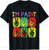 I Heart Love To Finger Paint Im Paint Cute Couple Valentines Day Unisex and Womens Gender Tshirt