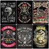 Born to Ride Motorcycle Tin Signs, Retro Metal Sign Plaque, Vintage Wall Decor, Garage, Bar, Man Cave, Decorative Plate