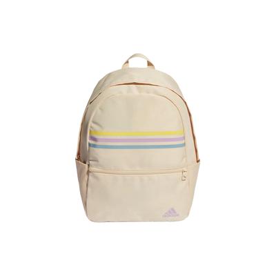 Recycled Polyester Plain Weave Fabric Backpack Unisex Sand & Yellow IL5778