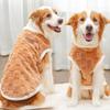 Velvet Winter Dogs Clothes Soft Dog Plaid Coat Pet Traction Suit Dog Warm Sweater  Walking
