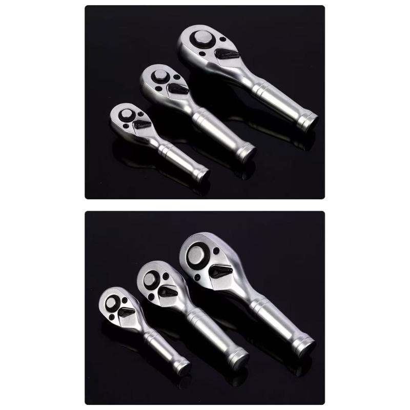 Ratchet Spanner 72Tooth Mechanism Rapid Adjustment Professional Metal Tool Oil Resistant Grip For Mechanical Tightening Tasks