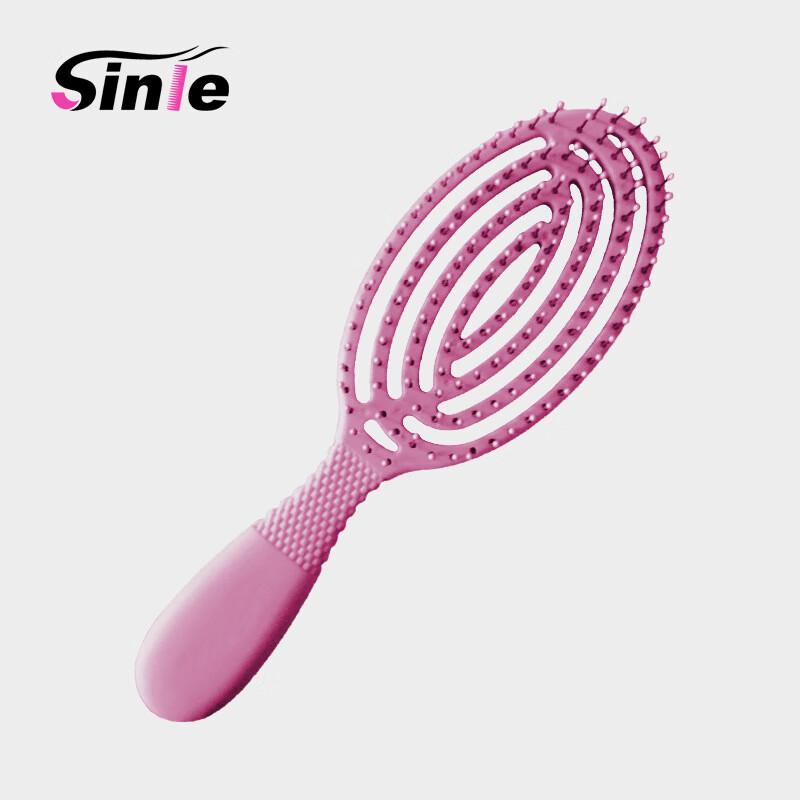 Sinle Hollow Wide-Tooth Detangling Comb
