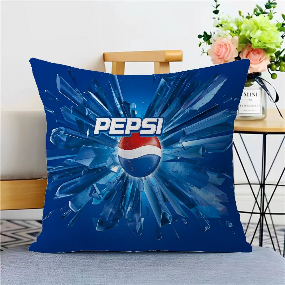 

Модний арт-принт P-pepsi Лого Наволочка Чохол на подушку для дивана Домашній декор кімнати Дитячий подарунок 22x22Inch