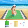 Oversized Beach Towel Mat Sand Free Beach Wind Proof Waterproof Picnic Blankets Beach Mat Oversized Pocket Picnic 4 Anchor