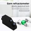 RHG 1.30-1.81 Professional Gemstone Refractometer With LED Light Double Refractometer Jewelry Emerald Testing Tool