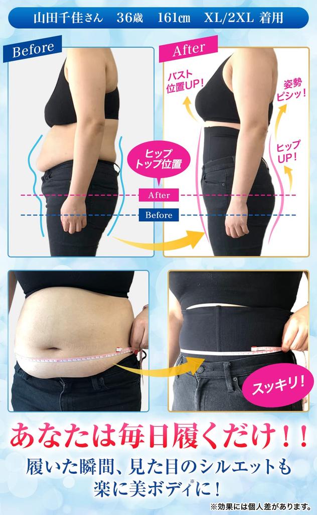 Stringe e Rassoda la Pancia, Vita, Girdle baby-mine, (Nero, M-L)