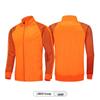 Kinder Herfst Winter Warm Voetbal Trainingspak - Jas met Lange Mouwen en Pluche Voering met Teamopdruk voor Jongens en Meisjes