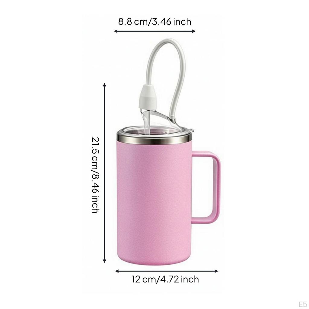 Isolierter Stillbecher | Auslaufsicheres Design, Edelstahl-Fütterer mit Deckel, für den Nachttisch