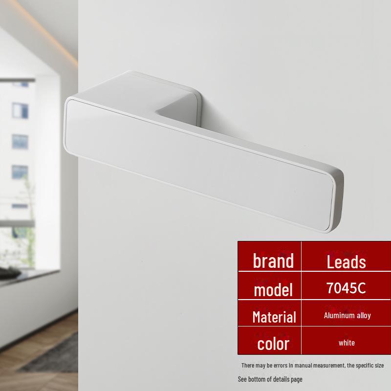 Minimalist Silent Magnetic Door Lock for Bedroom, Indoor Wooden Doors, and Bathroom