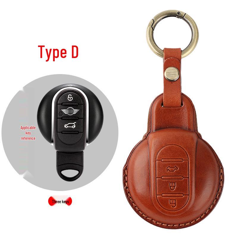 Genuine Leather Key Case for BMW 5 & 7 Series - Blade Key Compatible