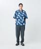 Patterned Shirt Mori Tops Shirt Long Sleeve NAVY M [Snow Peak] SH-26SU011 Men's Women's