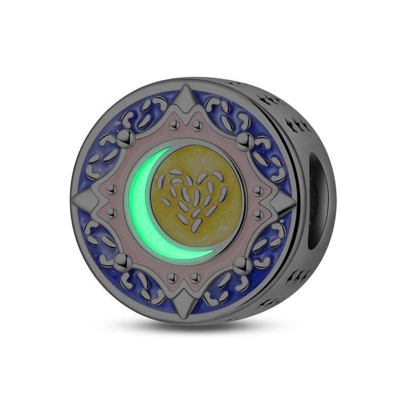 Copper Luminous Charms Angel Celebrate Candle Pendant Jewellery Fit Original Bracelet Necklace For Women Diy Gift