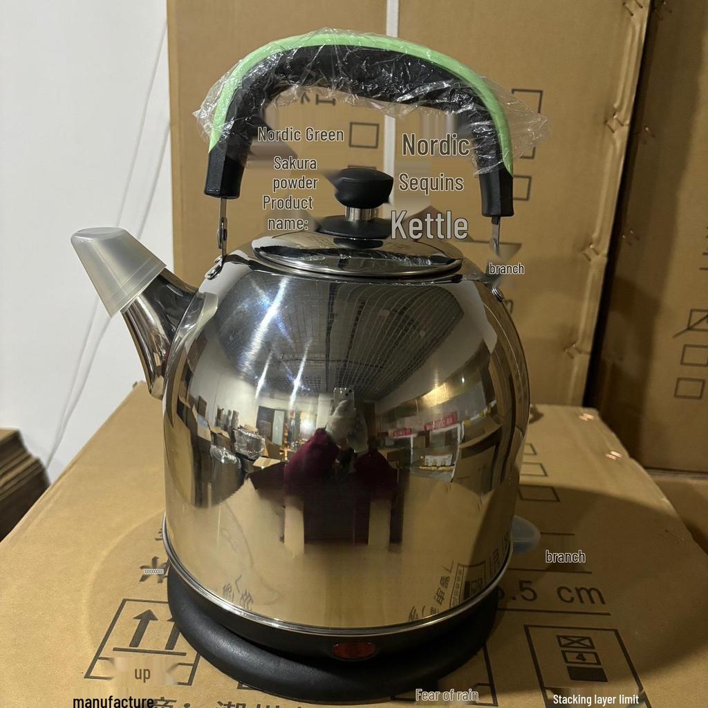 Brand 304 Stainless Steel Electric Kettle with Auto Shut-off
