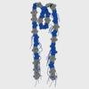 Bloom Chain Scarf - Blue/Gray