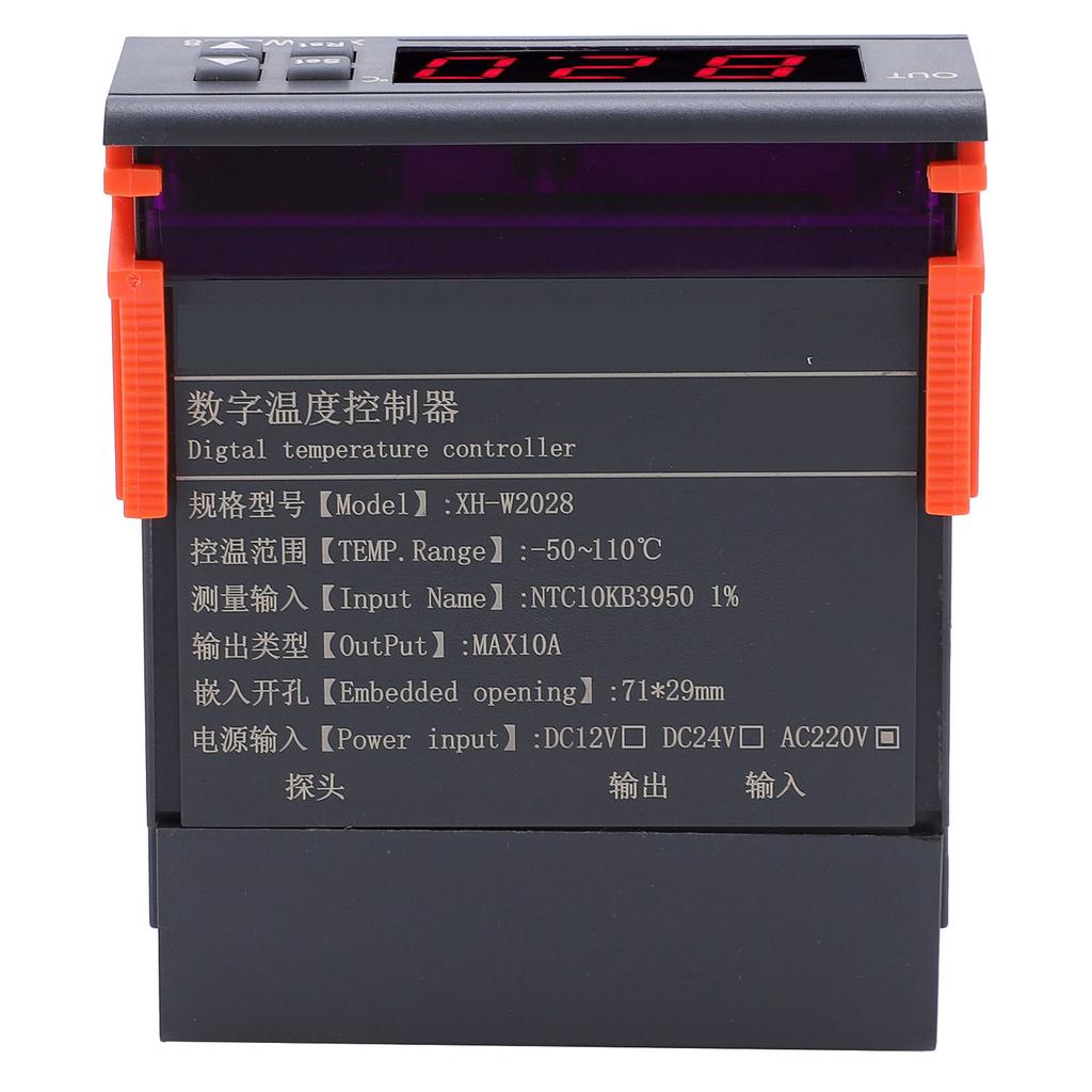 Digitaler Temperaturregler 0,1 Grad Celsius Genauigkeit Thermostat Temperaturregler für Kühlschrank AC220V