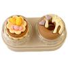 Portable Contact Lenses Case Remover Tool with Cover Travel Easy Carry Plunger Suction Cup Applies Contacts Safely