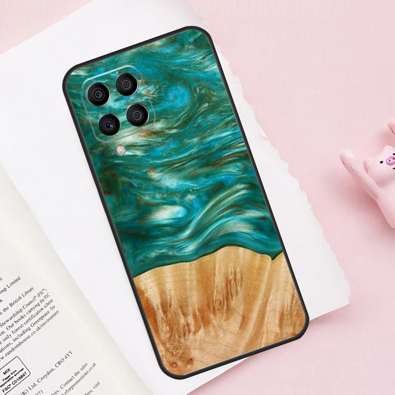 

Traveler Protective Wood Resin Case For Samsung Galaxy M15 M35 M55 M51 M31 M21 M11 M16 M36 M56 M53 M12 M32 M52 M14 M34 M54 Samsung M34 5G