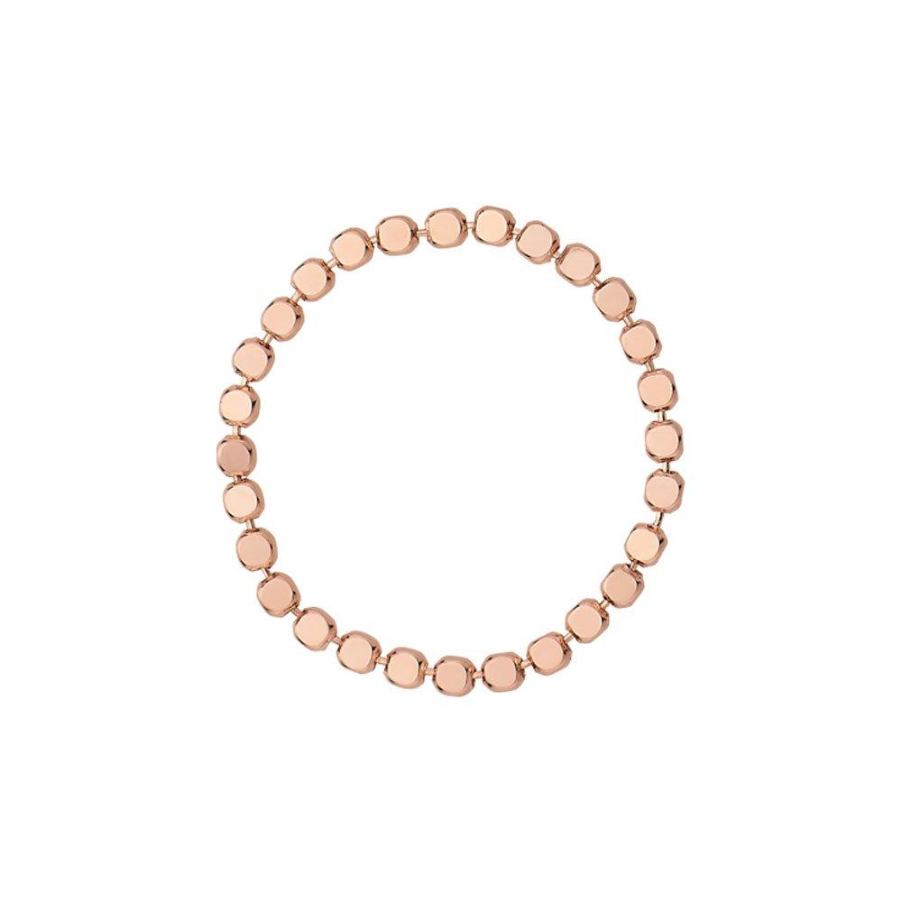 14K Layered Friendship Ring Flat Plate Ball (Small)