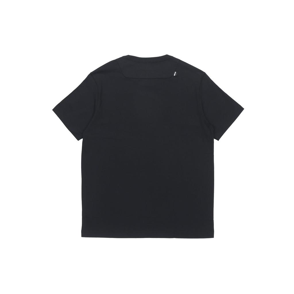 Li Ning Sports Basketball Collection T Shirts Men's Black Crew Neck Moderate Straight Fit AHSQ217-4