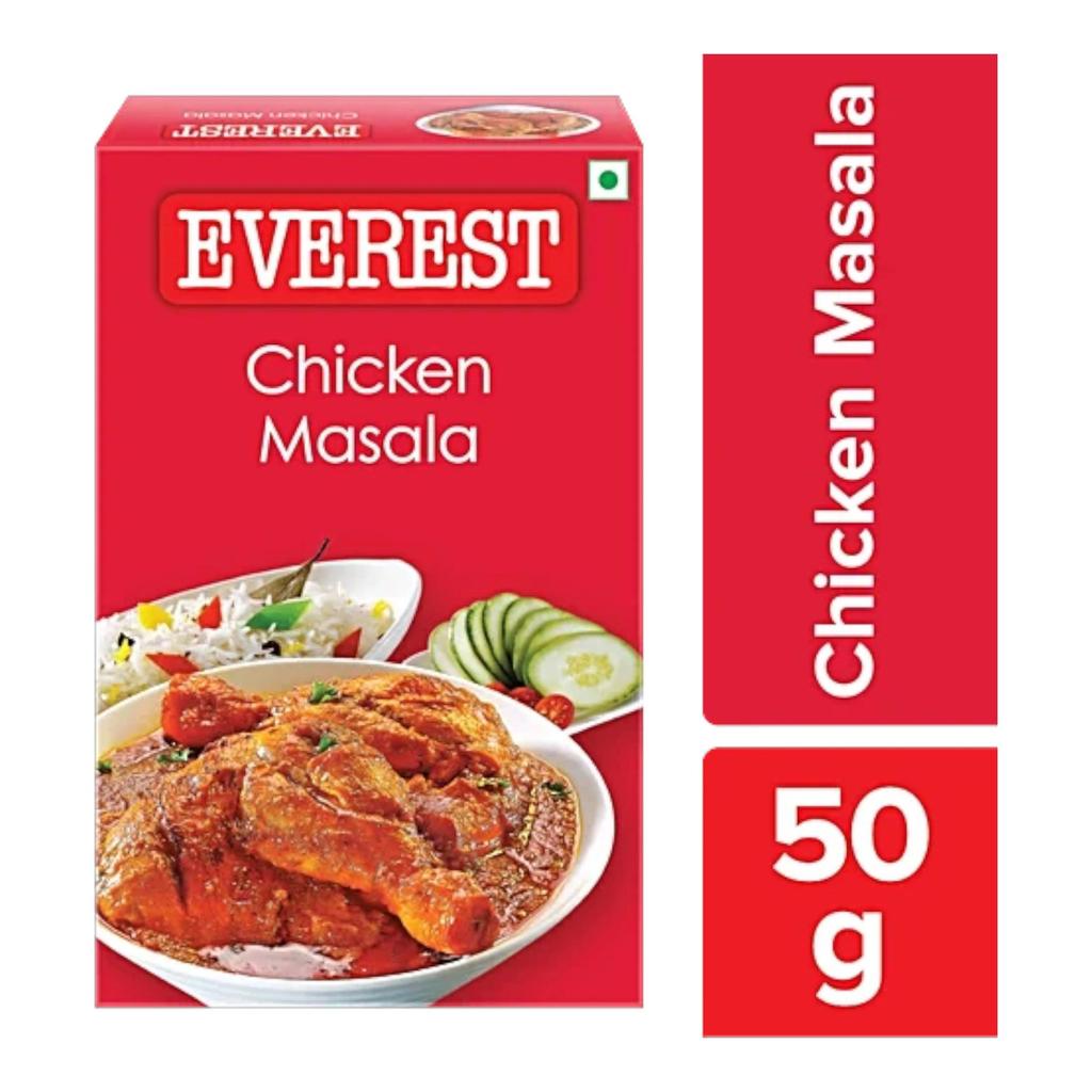 EVEREST Chicken Masala Powder 50g Authentic Indian Spice Blend for Flavorful Chicken Recipes