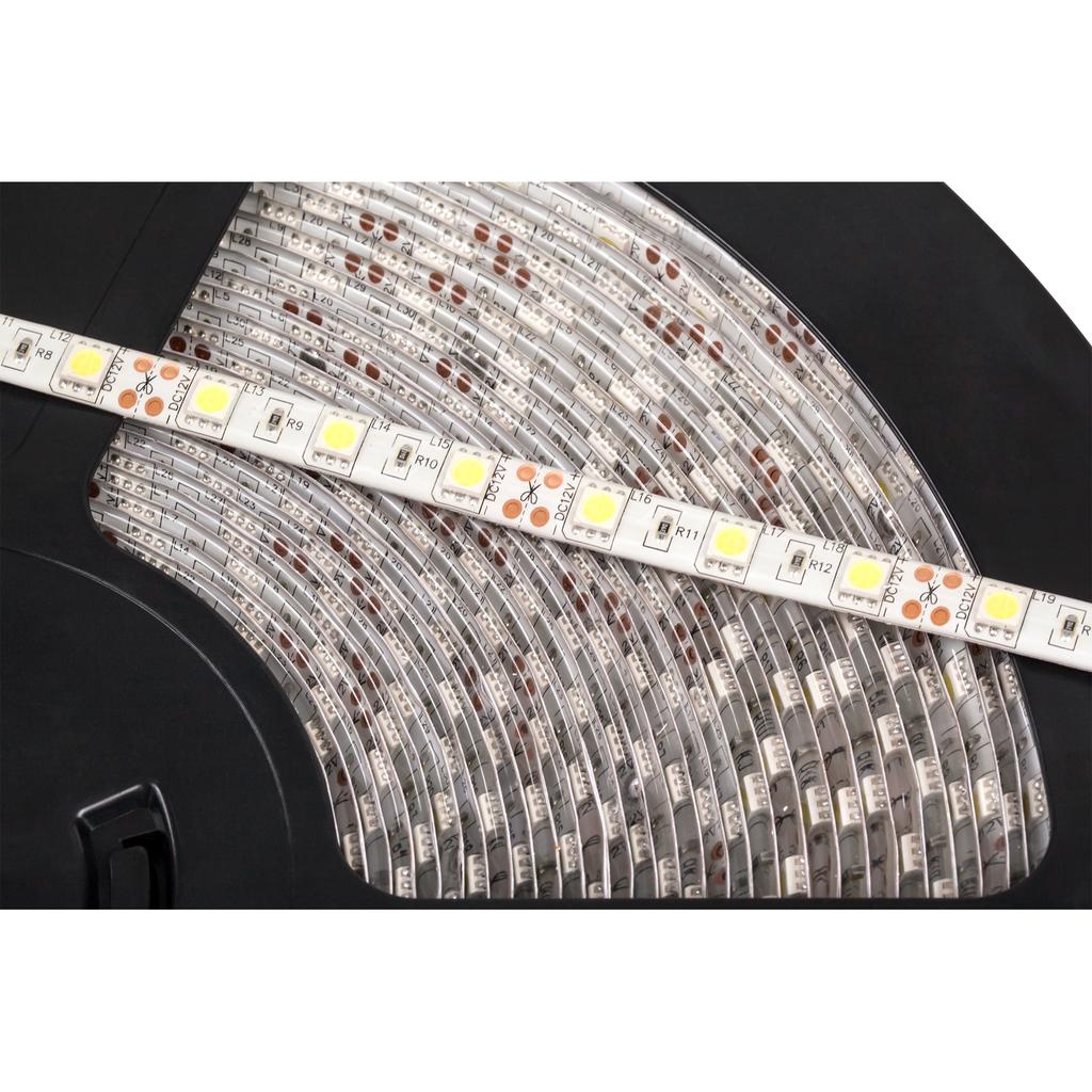 LED strip 25m neutral color 5050SMD 12V 5.6W diode string IP65 Rebel