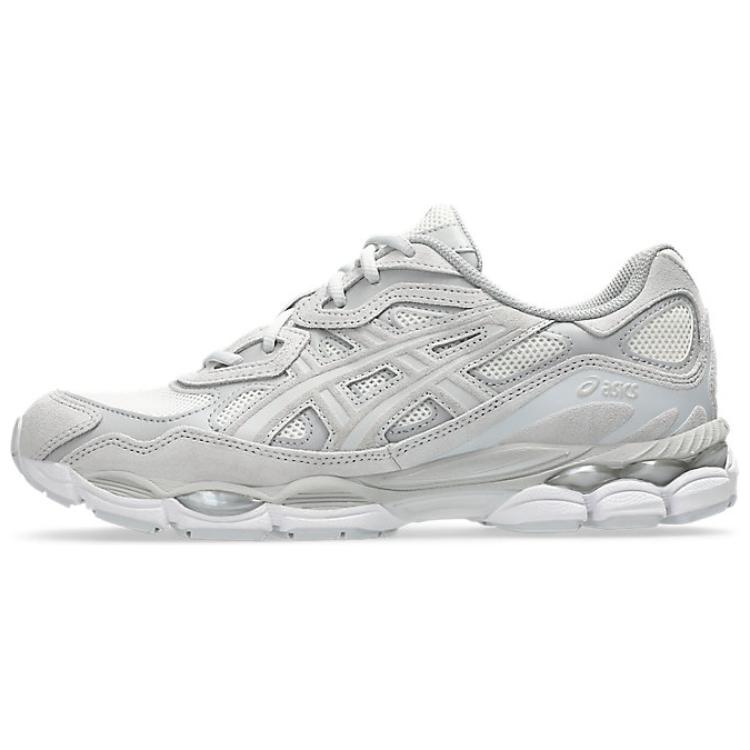 

Asics GEL NYC Low top Casual Running Shoes Unisex Gray White 1203A663101 44