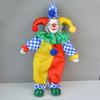 12inch Vintages Ceramics Clown Doll Statue For Home Decoration Collectible Halloween Christmas