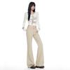 Autumn and winter embroidery pocket design sense slightly stretch jeans women