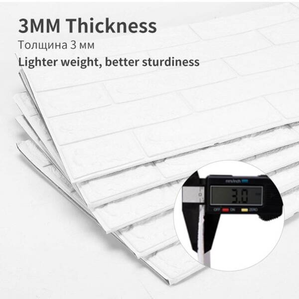 70cmx10m 3D Wallpaper Decoration Self-adhesive Antique Foam Brick Wallpaper Living Room Bedroom Waterproof 3D Wall Sticker