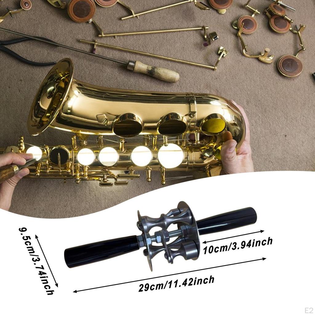 Saxophone Repair Tool Musical Accessories Metal Curved Design Practical Stable Maintenance Brass