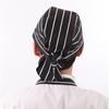3 Pcs Unisex Kitchen Catering chef Skull Cap / Tie Back Hat Pirate Headwrap for Restaurant, Coffee