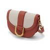 Charles & Keith Gabine Versatile PU Leather Saddle Bag Small CK Shoulder Bag Women Bags Brown CK2-80781629-2