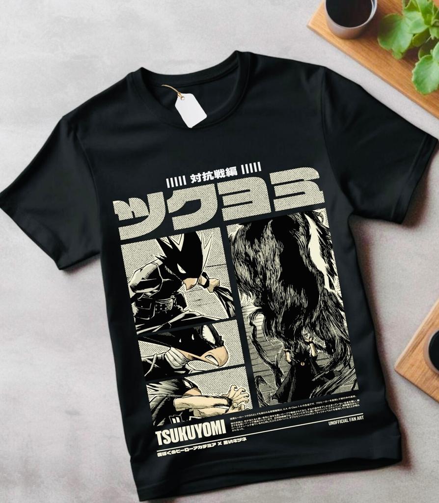 Fumikage Tokoyami T-shirt Manga Strip My Hero Academia Anime Shirt